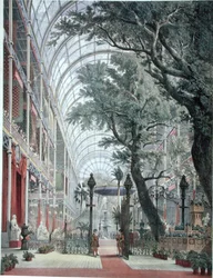 Waiting for the Queen, de Dickinsons Comprehensive Pictures da Grande Exposição de 1851, publicado em 1854 (ver 194669)